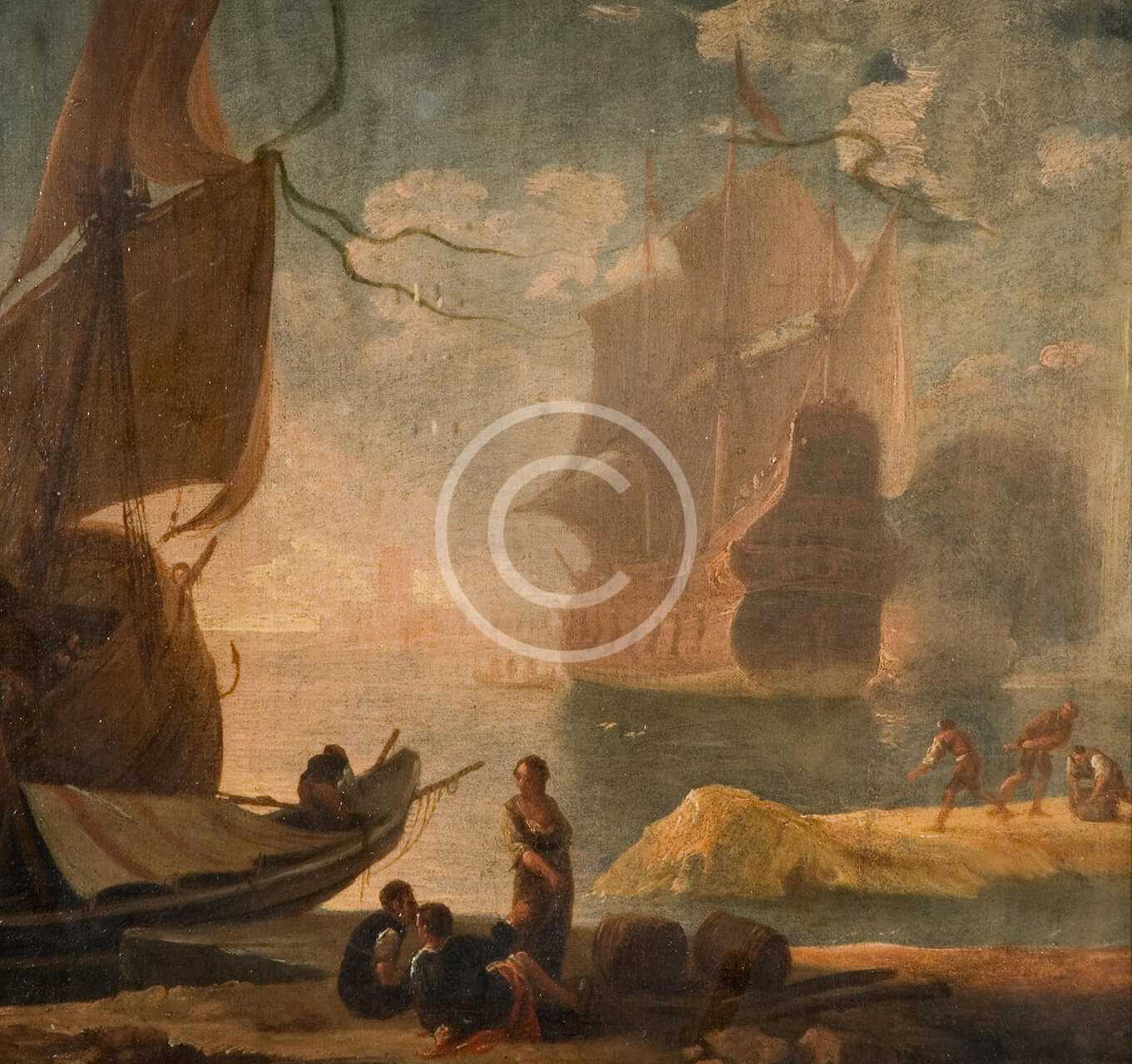 Coastal Scene with the Embarkation